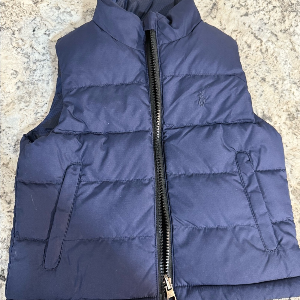 Polo by Ralph Lauren Kids Blue Puffer Vest
